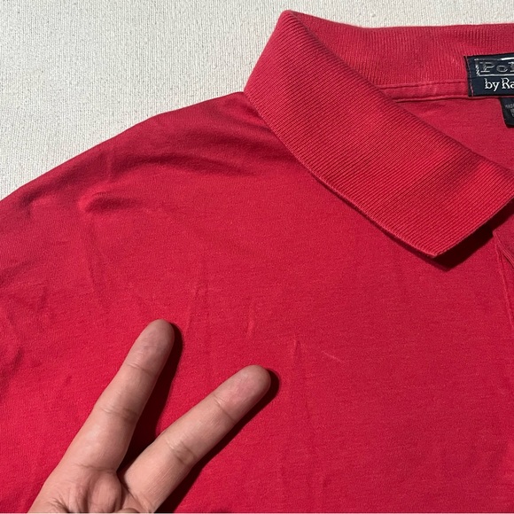 Polo Ralph Lauren Mens‎ 3XB Red Short Sleeve 100% Cotton Polo - Picture 5 of 10